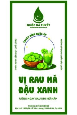 Vị rau má đậu xanh